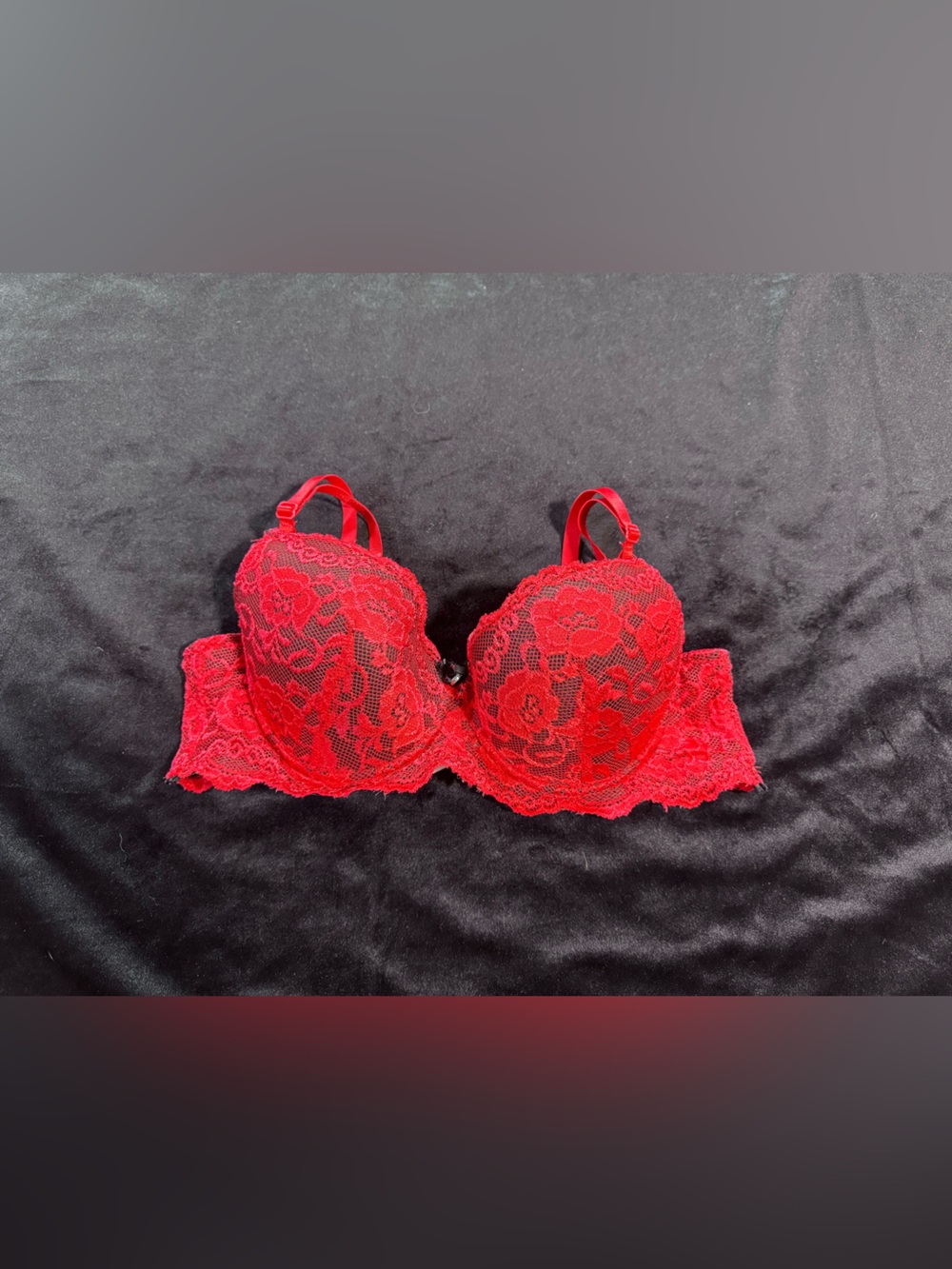 Red Lace Push-Up Bra - Women Intimates & Sleepwear